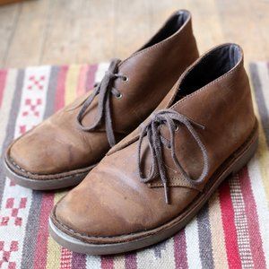 Clark Leather Desert Boots